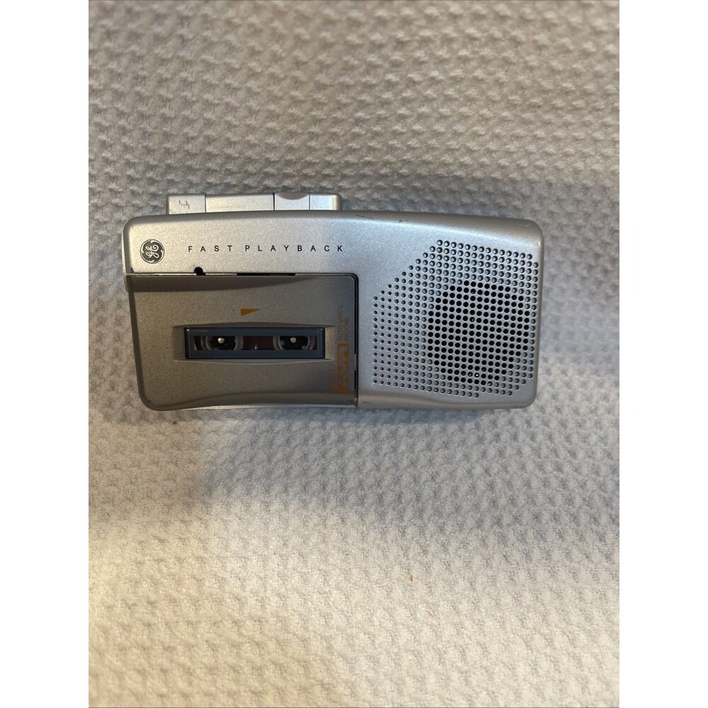 GE Micro Cassette Recorder Model 3-5377A Fast Playback AVR Auto Voice Parts only